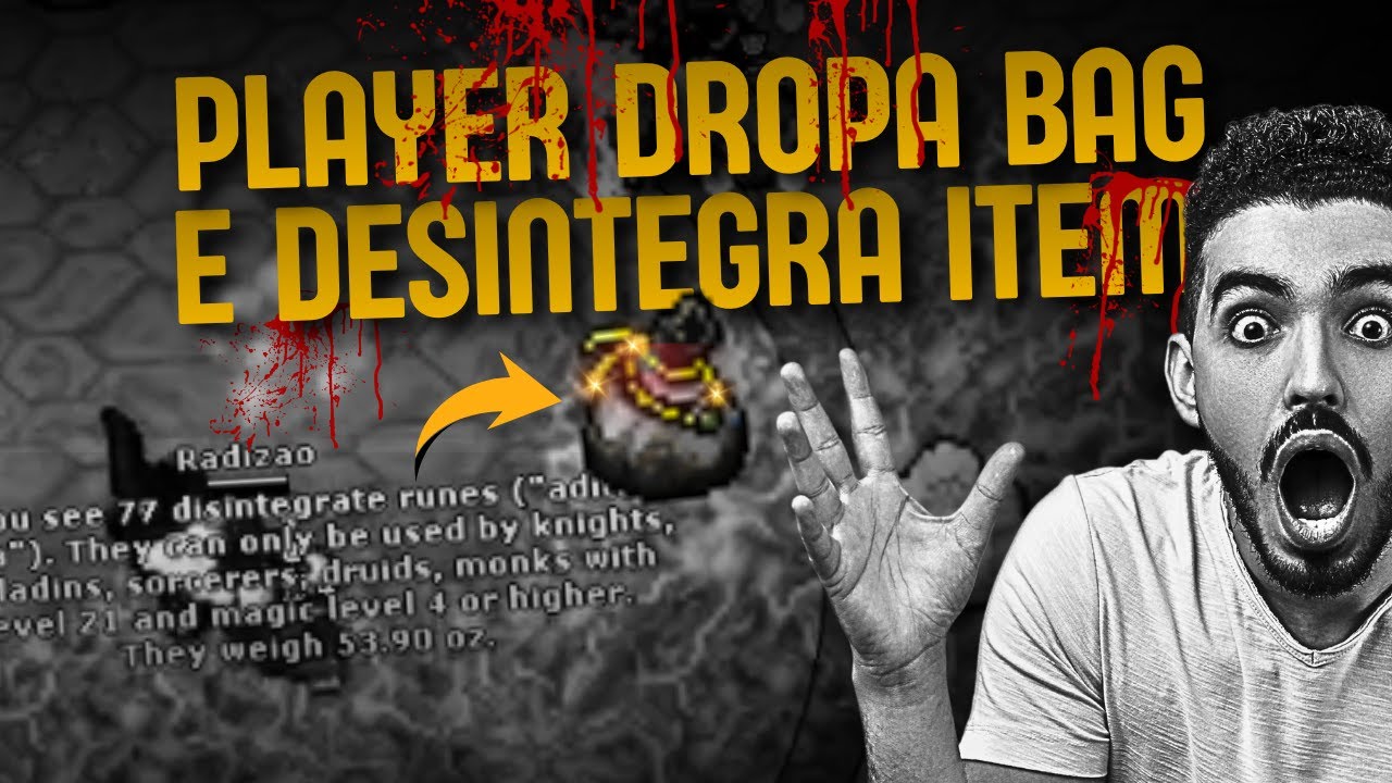 PLAYER DESINTEGRA ITEM SANGUINE COM RUNA | USOU ESTRATÉGIA PRA UPAR NA ...