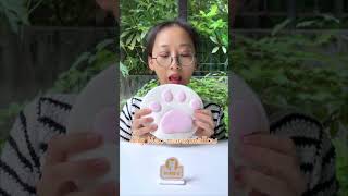 Cat Making A Giant Cat's Claw Marshmallow😍😉(ASMR) | Chef Cat Cooking  #tiktok #Shorts screenshot 4