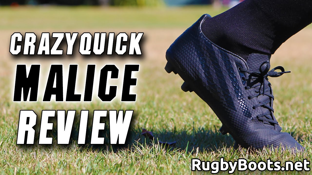 Crazyquick Malice Review Adidas Speed Rugby Boots Youtube