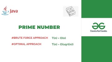 Prime Number | Brute Force & Optimal Approach Explained Step by Step