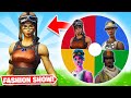 Random Outfit Roulette in Fortnite Fashion Shows!