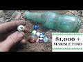 Digging a RARE $1,000 Dollar Marble - Bottle Digging - Antiques - Ohio History Channel