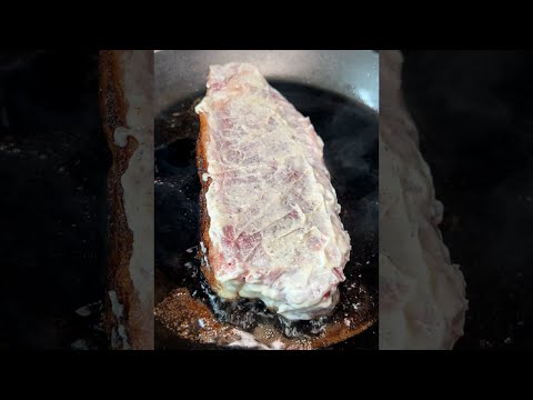 I tried cooking steak with mayo