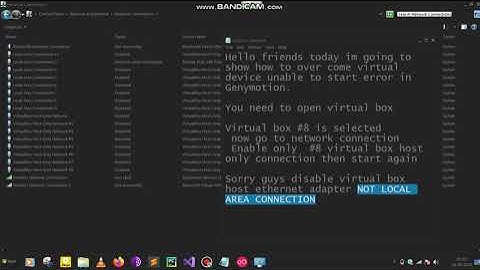Lỗi unable to start the virtual device in genymotion năm 2024