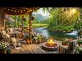 This Cozy Spring Escape Instantly Calms Your Mind Campfire Birdsong Gentle Water Sounds 