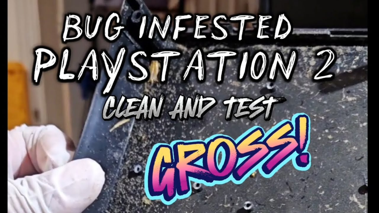 Bug infested PS2 Sony Playstation 2 clean and test does it still ...