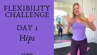Flexibility Challenge Day 1 - Hips