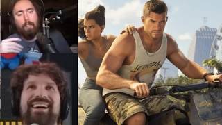 Destiny Reacts To Asmongold Reacting To GTA VI First Look, Hasan And Vaush