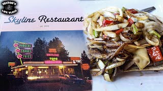 Eating Lunch at Skyline Restaurant in Portland, Oregon