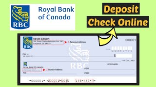 Deposit Cheque Royal Bank of Canada | How to Deposit a Cheque Using RBC Mobile App |RBC Check Incash