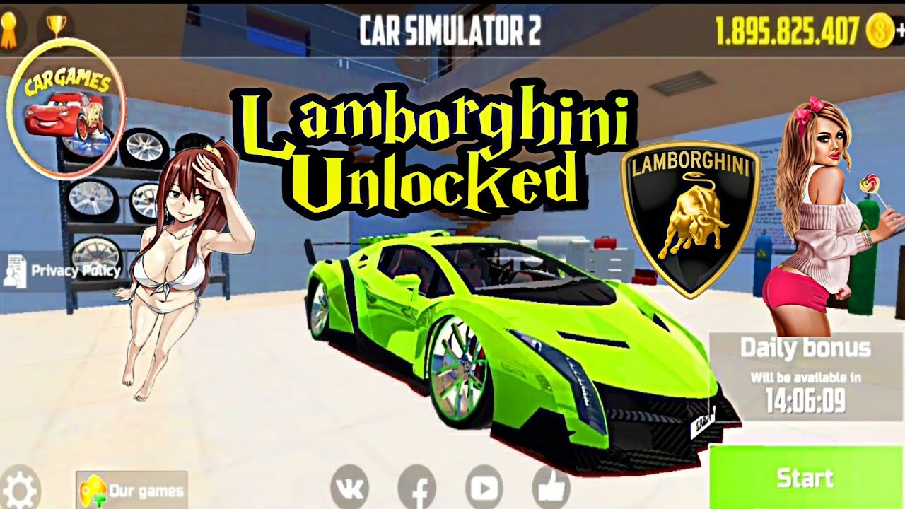 Car Simulator 2 All Cars Unlocked Lamborghini Unlocked Nasil Acilir Android Gameplay Car Youtube - roblox vehicle simulator unblocked