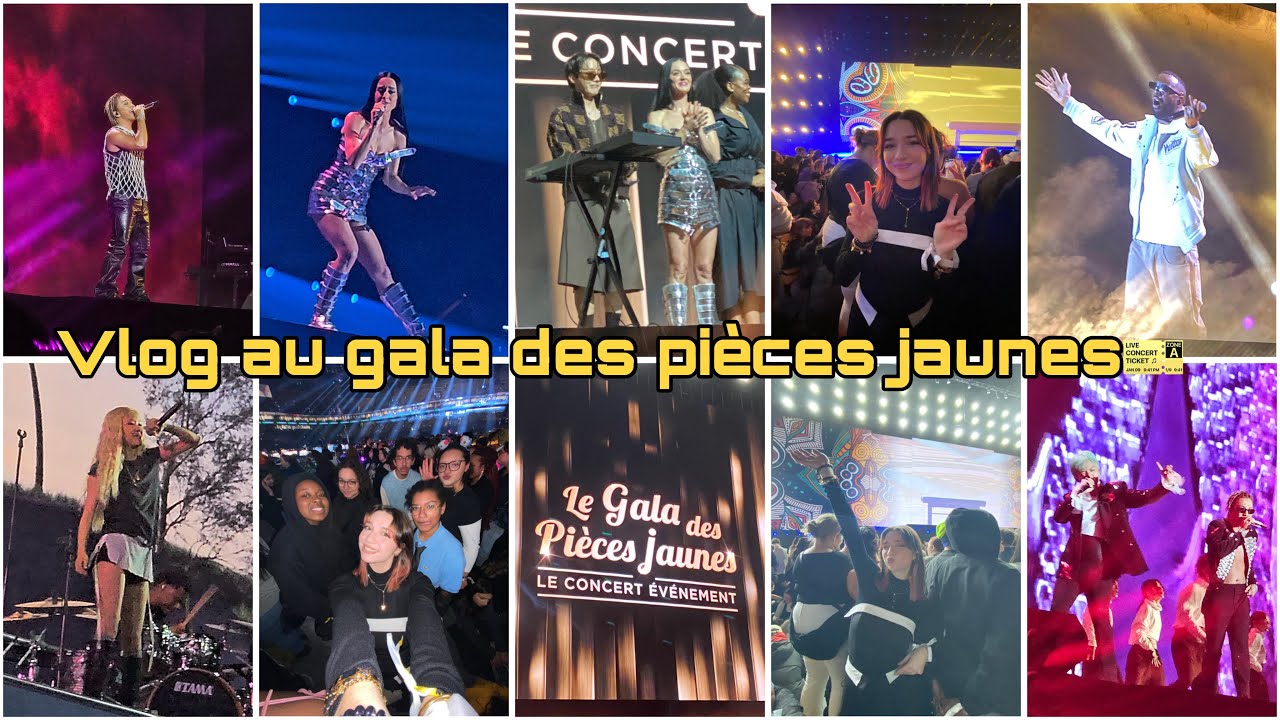 Vlog au gala des pièces jaunes