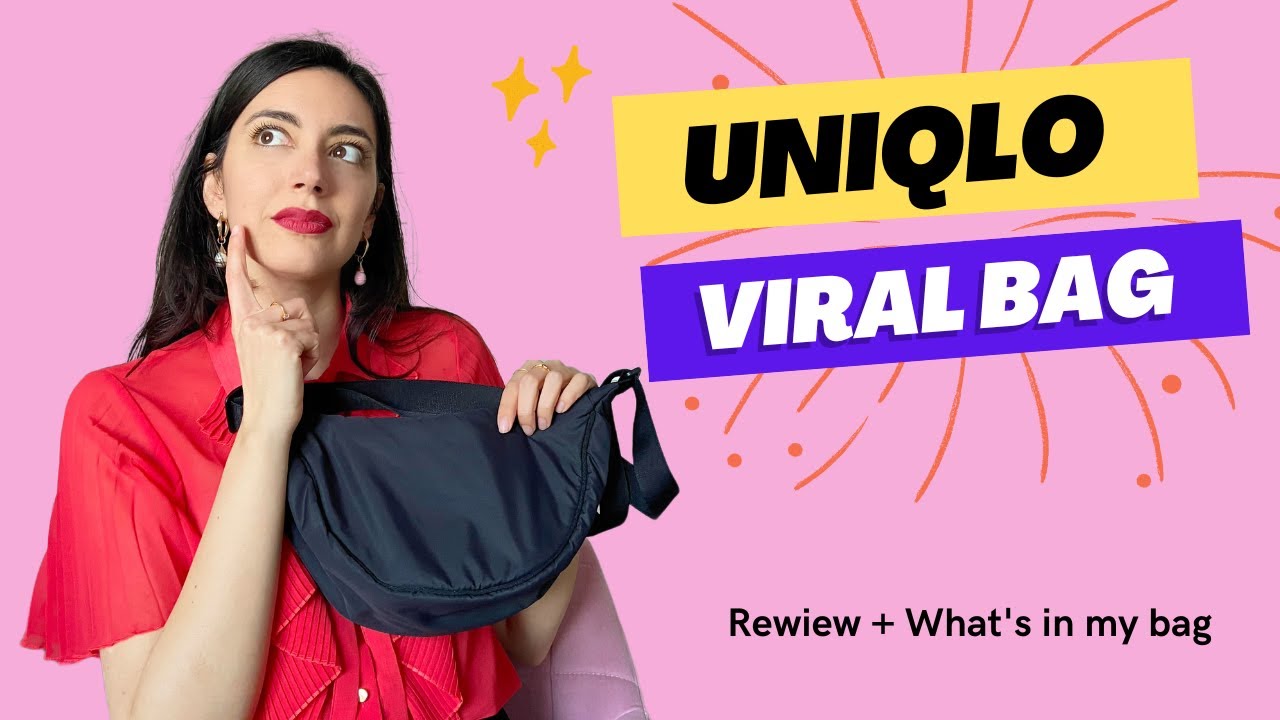 UNIQLO ROUND MINI SHOULDER BAG Reiew + What's in my bag YouTube
