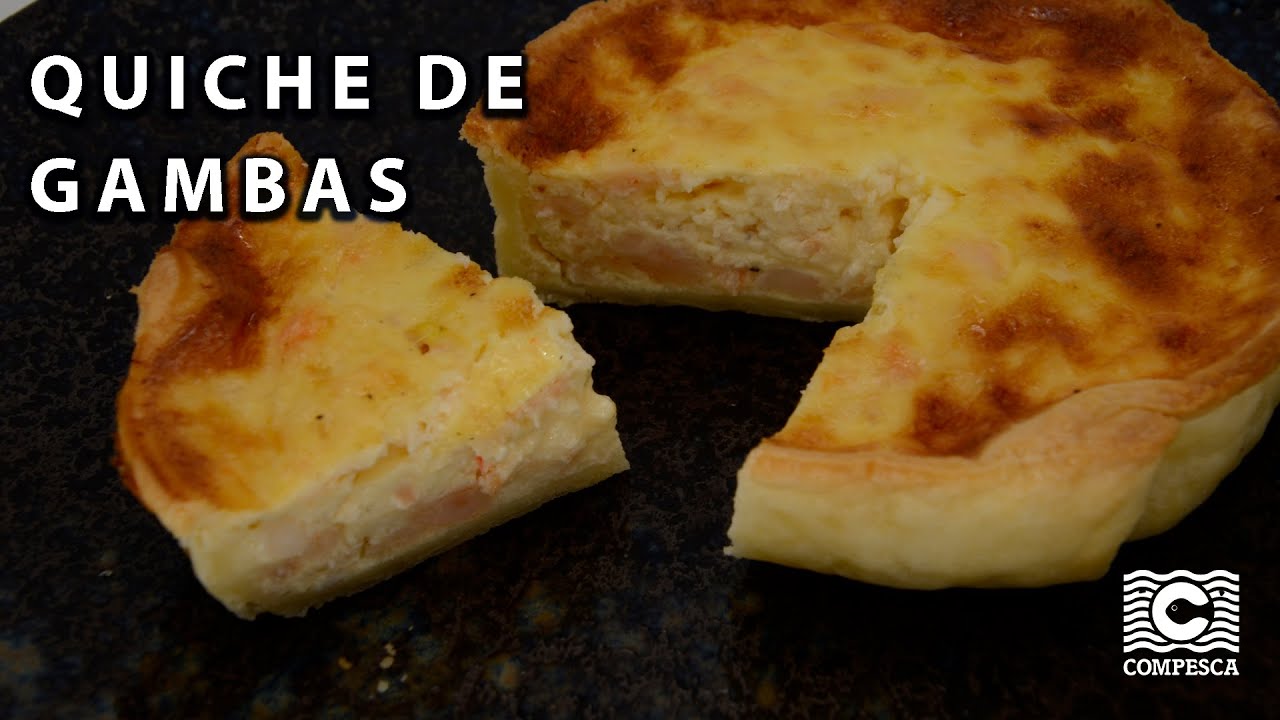 Receta de Quiche de Gambas