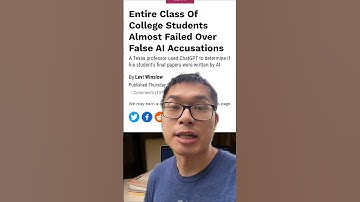 Professor almost fails entire class for suspected ChatGPT use!