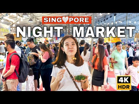 Vídeo: Jantar no Lau Pa Sat Festival Market em Cingapura