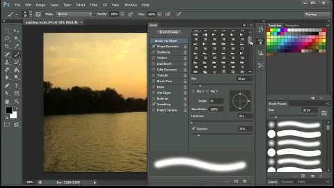 Exploring the Brush Panel - Adobe Photoshop CS6 Tutorial