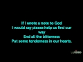 note to god - charice with lyrics