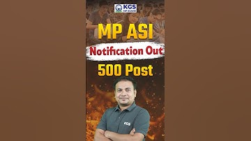 MP ASI Recruitment 2025 – 500 Posts Notification Released 📝 #mpasi #mpasirecruitment #notification