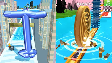 Tall Man Run VS Spiral Roll Gameplay Ep 1 - Which is Better???