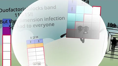 Duofactorialblocks band 11!!-15!! but eveyone is infected