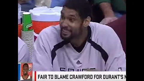 Tim Duncan Ejection by Joey Crawford and the raison is....!!