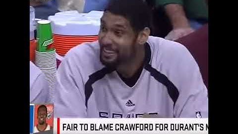 Tim Duncan Ejection by Joey Crawford and the raison is....!!
