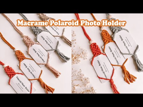 Macrame Polaroid Photo