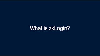What is zkLogin?