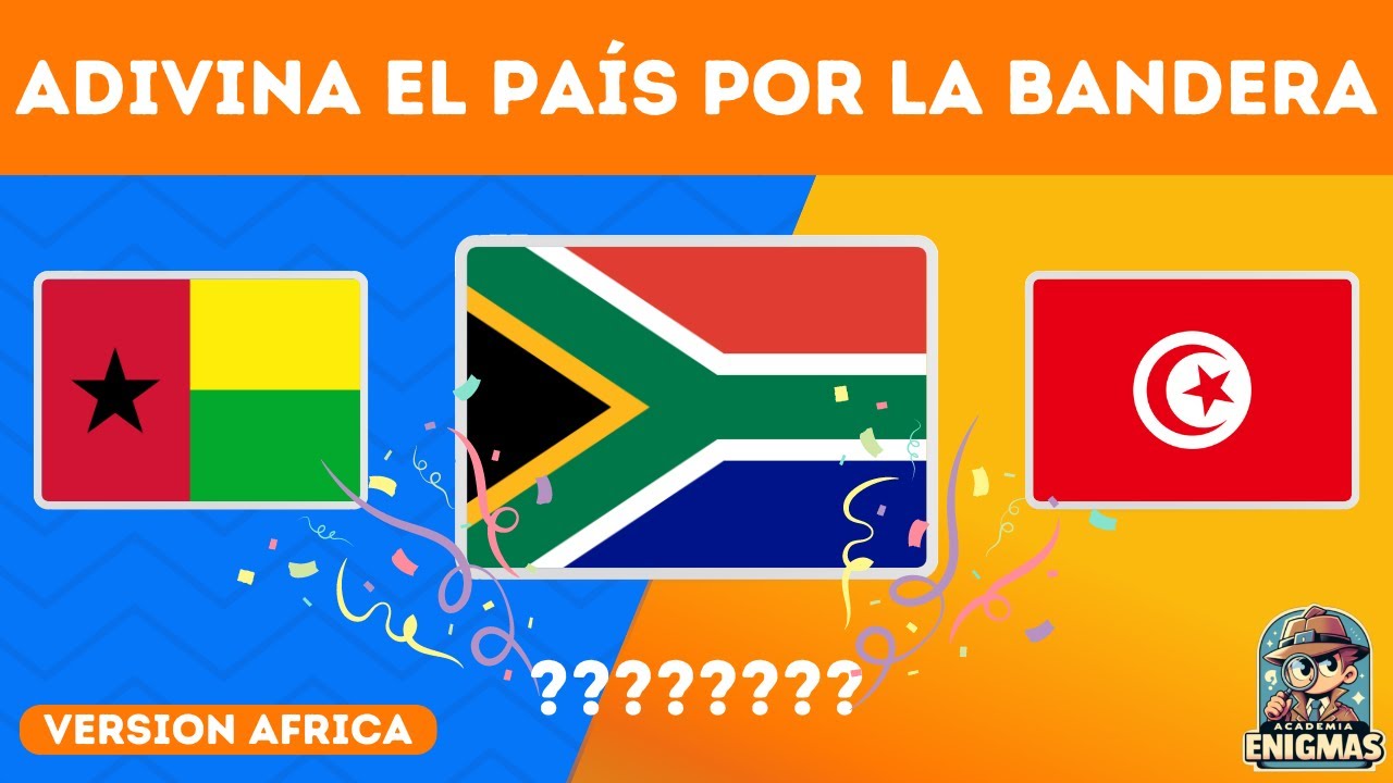 ¿Cuánto sabes de Geografía Africana? Adivina las BANDERAS de África - Trivia (Versión África)