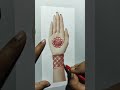 New Easy mahendi for front hand|..... Easy simple stylish mahendi design #shorts #youtube