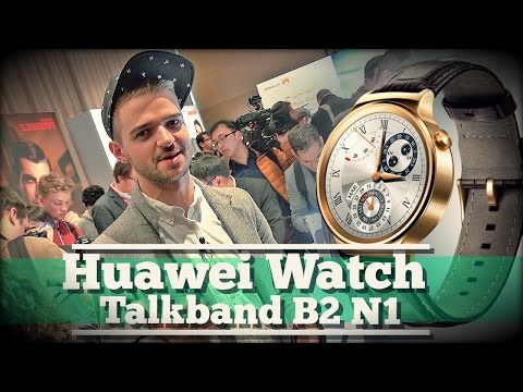 Обзор Huawei Watch и TalkBand B2, N1. Курс на премиальность