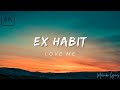 Ex Habit Love Me 4k Lyrics Ex Habit Love Me 4k Lyrics