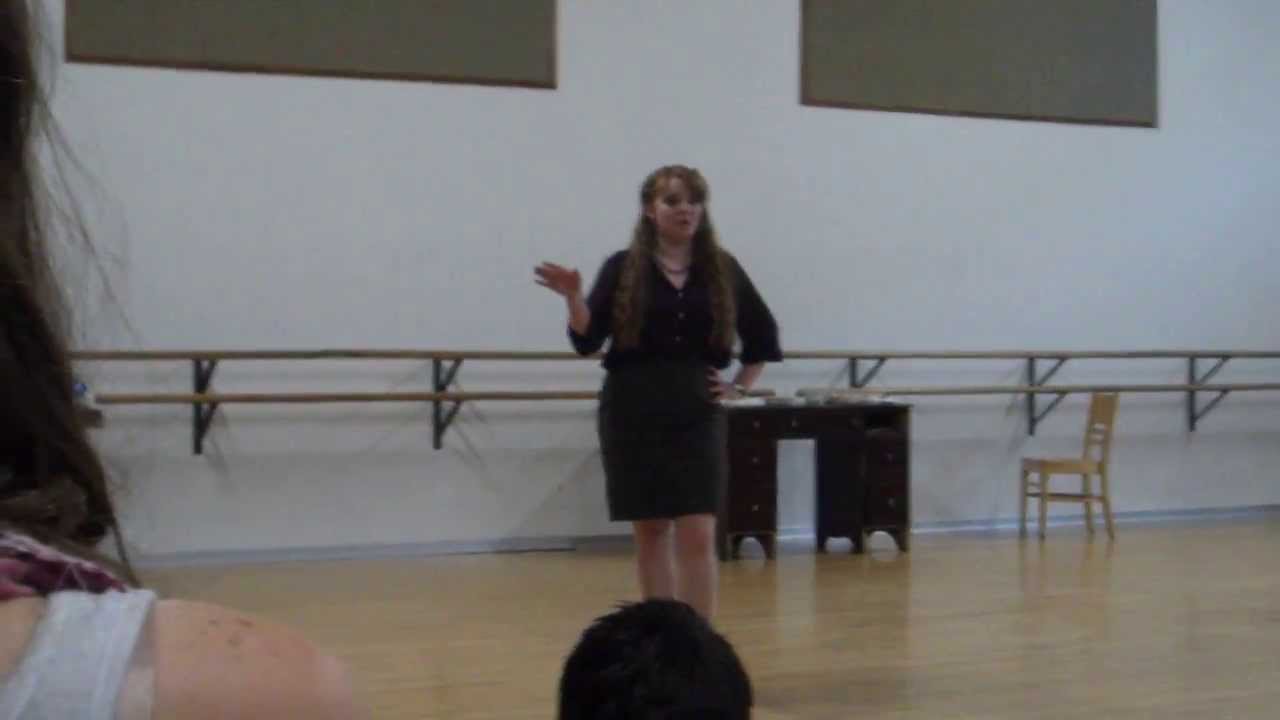 Eva TerraNova, Dialects Final, University of Utah Actor Training Program