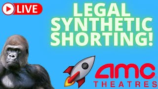 AMC STOCK LIVE AND MARKET OPEN WITH SHORT THE VIX! - LEGAL SYNTHETIC SHORTING