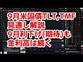 米国債9月TMF TLT見通し解説