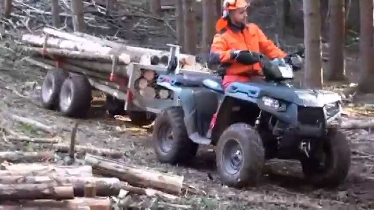 Quad Anhänger und Forstanhänger für ATVs, Quad und Kleintraktoren