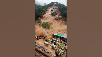 ⚡ Massive Landslide & Flash Flood Strikes Asian Market