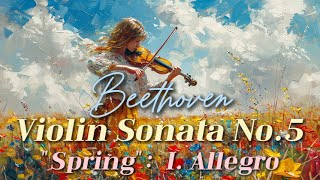 베토벤 바이올린 소나타 5번 "봄" 🎻🎶🌿 Beethoven, Violin Sonata No.5 in F major, Op.24 "Spring": I. Allegro