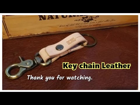 วิธีทำพวงกุญแจ​หนังเเท้เเฮนด์เมด​EmHandcraft​ Key chain​👜 | EmSomsak​