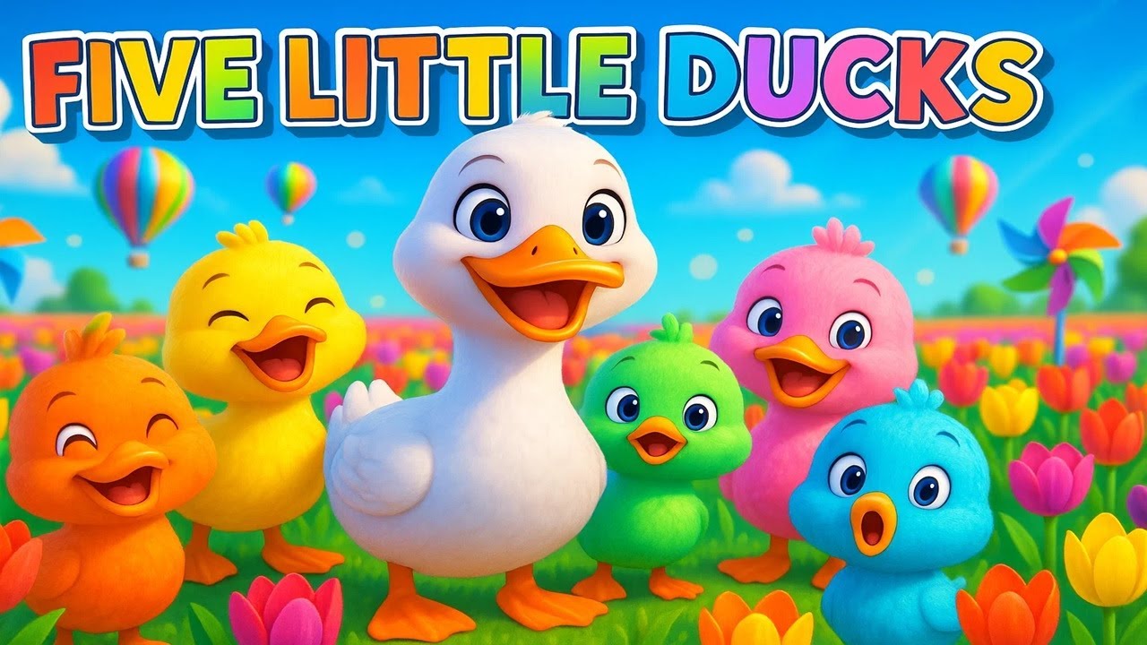 🦆 Five Little Ducks | Classic Nursery Rhyme for Kids & Toddlers - YouTube