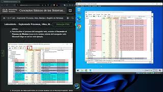 Lab - Exploring Processes, Threads, Handles, and Windows Registry