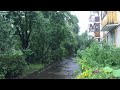 Minsk Belarus, сильный дождь 06.08.2021