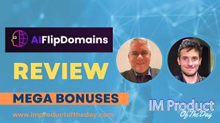 AIFlipDomains Review + Award-Winning Bonuses To Make It Work FASTER (Worth $997)!