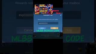 Mlbb Redeem Code 😱