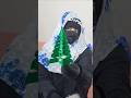 Christmas tree Making With paper Sheet/ Paper Cutting christmas tree diy #ytshorts #christmascraft