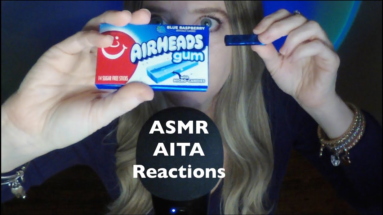 ASMR Gum Chewing AITA (Am I The A-hole) Reactions | Water Drinking and Fidget Toy | Whispered Ramble