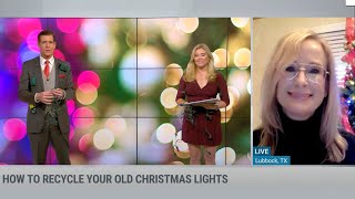 Christmas Lights Recycling and The Weather Channel