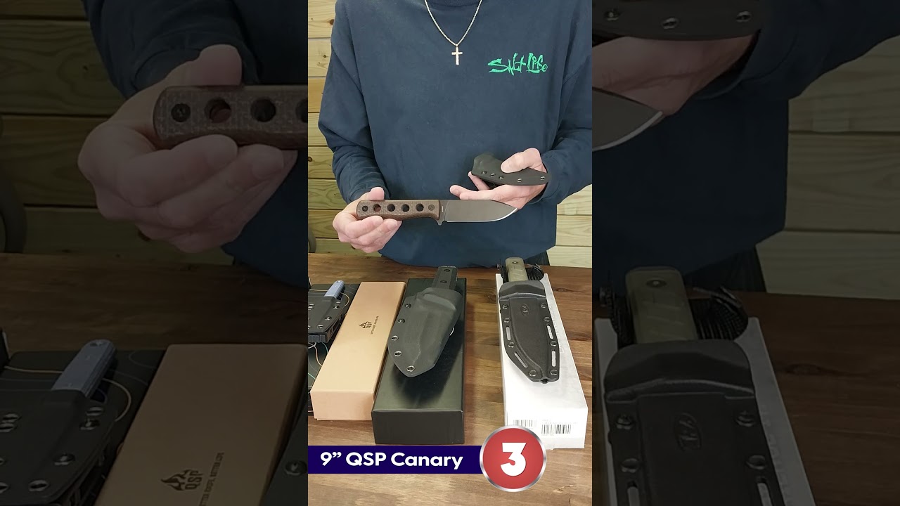 #3 Best Fixed Blade Knife of 2024 | 9" QSP Canary | Atlantic Knife