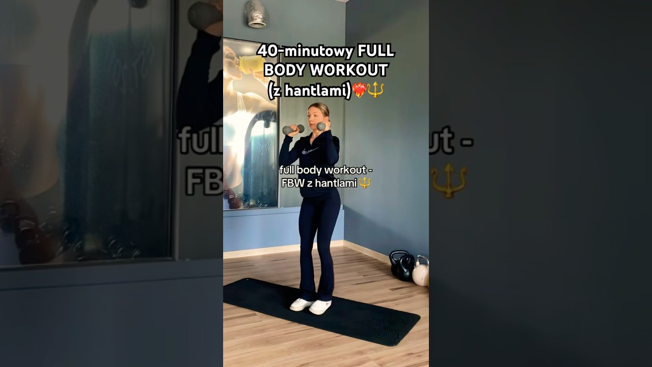 FBW - trening całego ciała Z HANTLAMI 🔥 
